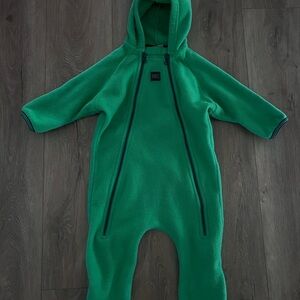 Green Fleece Kids One Piece by MEC